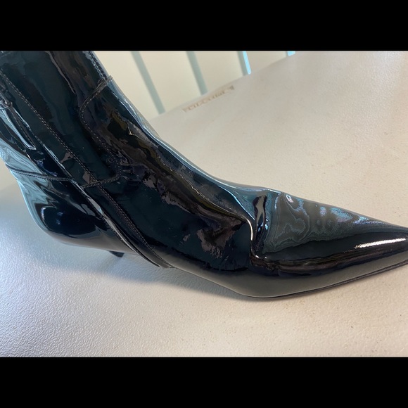 Balenciaga Patent Leather Pointed Toe Bootie - Picture 8 of 14